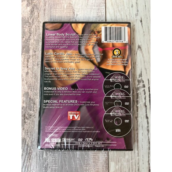 Core Rhythms Dance Exercise Program DVD Body Sculpting Collection NEW - Picture 3 of 4